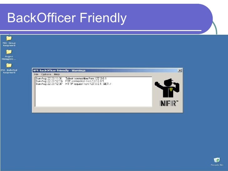 back officer friendly